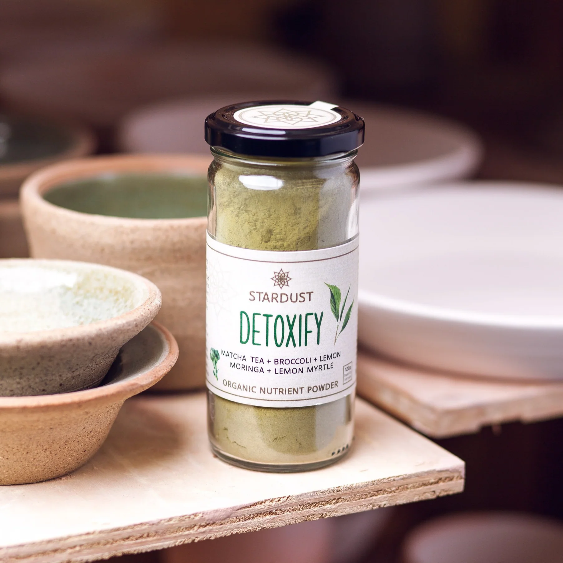 Mindful Foods Stardust Detoxify 120g Or 450g, With Matcha & Broccoli Sprout Powder - Image 2
