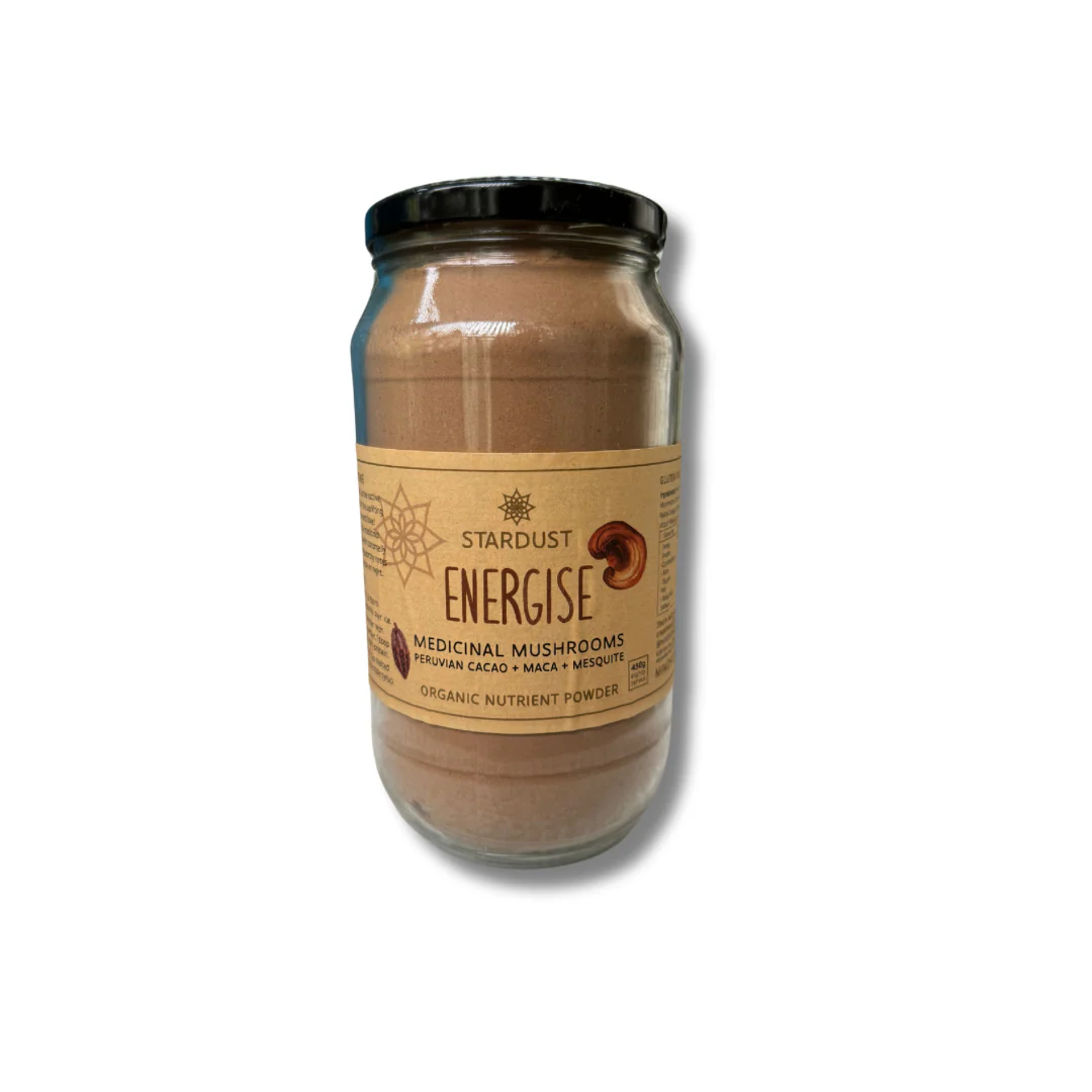 Mindful Foods Stardust Energise With Medicinal Mushrooms 100g Or 450g, Nutrient Powder With Peruvian Cacao & Maca - Image 4