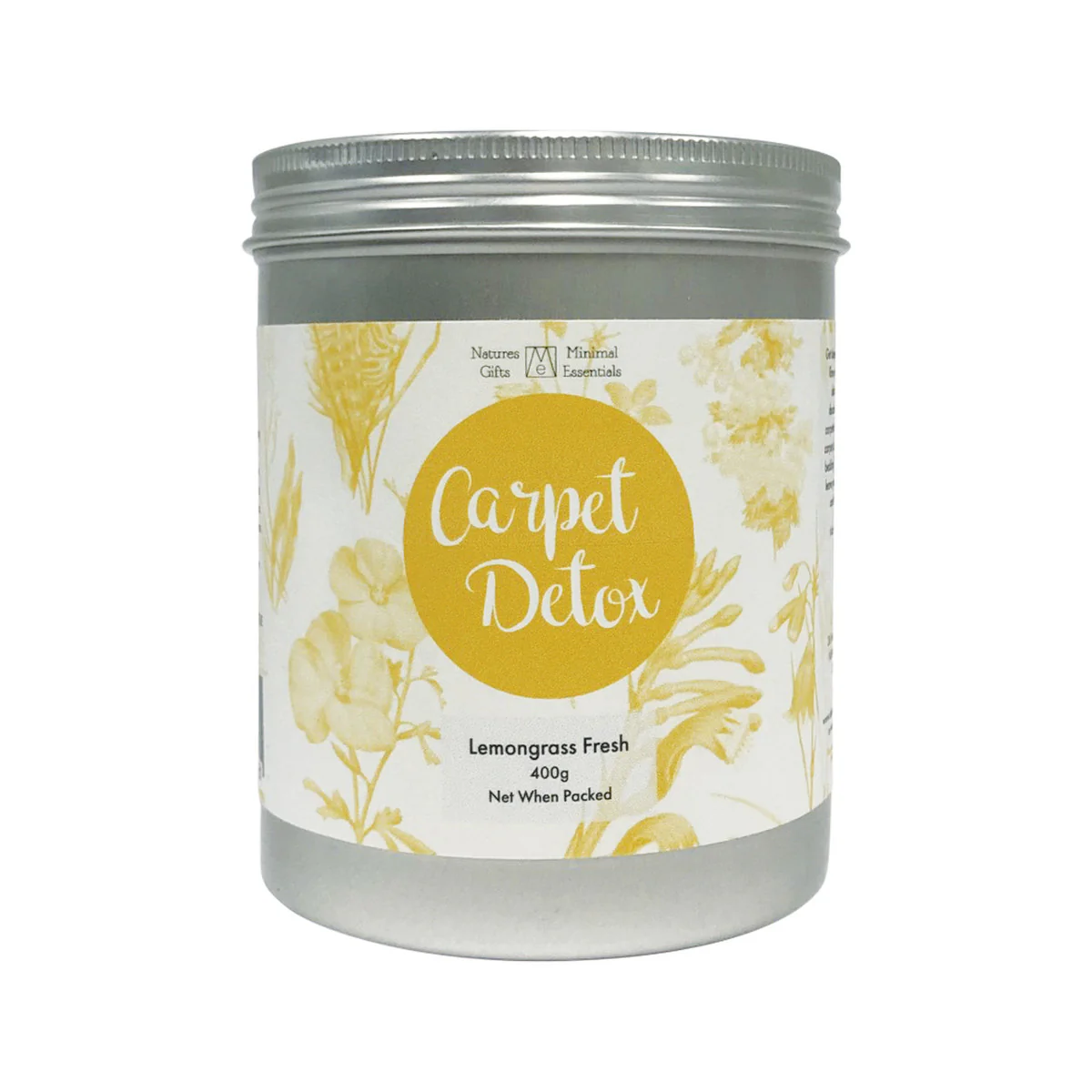 Minimal Essentials Carpet Detox Lemongrass Fresh 400g, With Pure Essential Oils