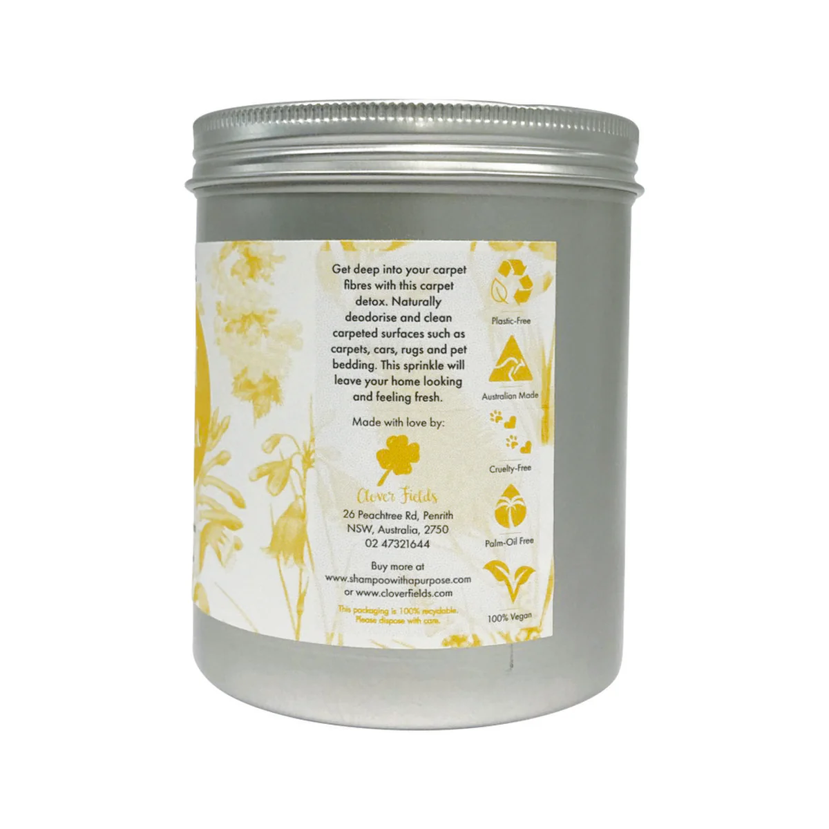 Minimal Essentials Carpet Detox Lemongrass Fresh 400g, With Pure Essential Oils - Image 3