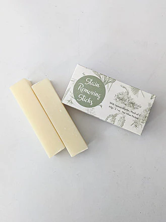 Minimal Essentials Stain-Removing Laundry Sticks With Lemon Myrtle, 2 Pack (50g net) - Image 2