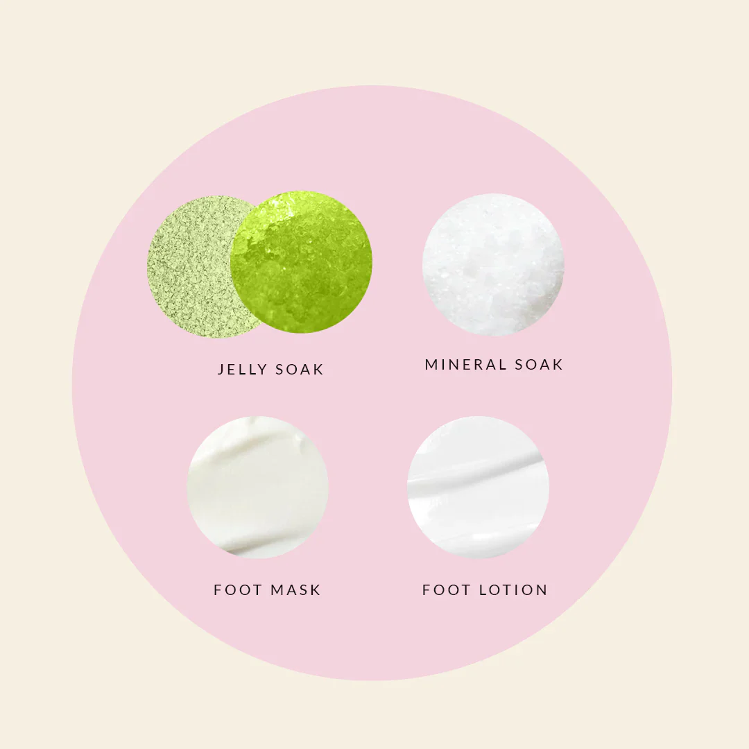 Mitty 4 Step Pedi Kit, Green Tea - Image 4