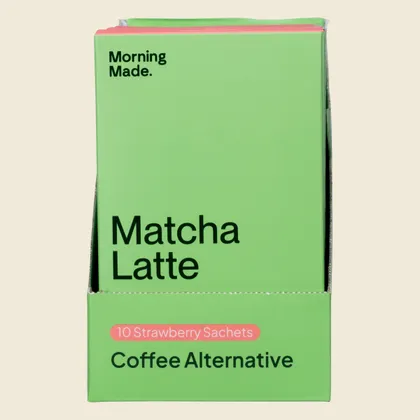 Morning Made Strawberry Matcha Latte Single or Box, Sweet Berry Pick Me Up - Image 4