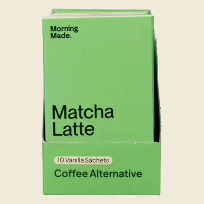 Morning Made Vanilla Matcha Latte Single or Box, Smooth Vanilla Pick Me Up - Image 4