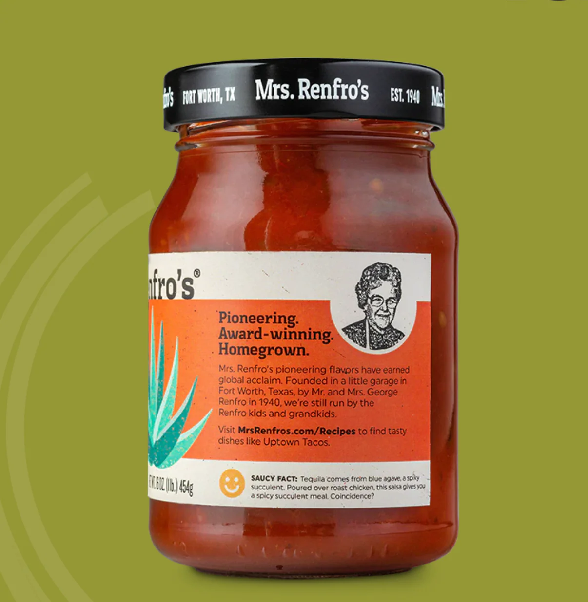 Mrs. Renfro's Tequila Salsa 454g, No HCFS & No Gluten - Image 3