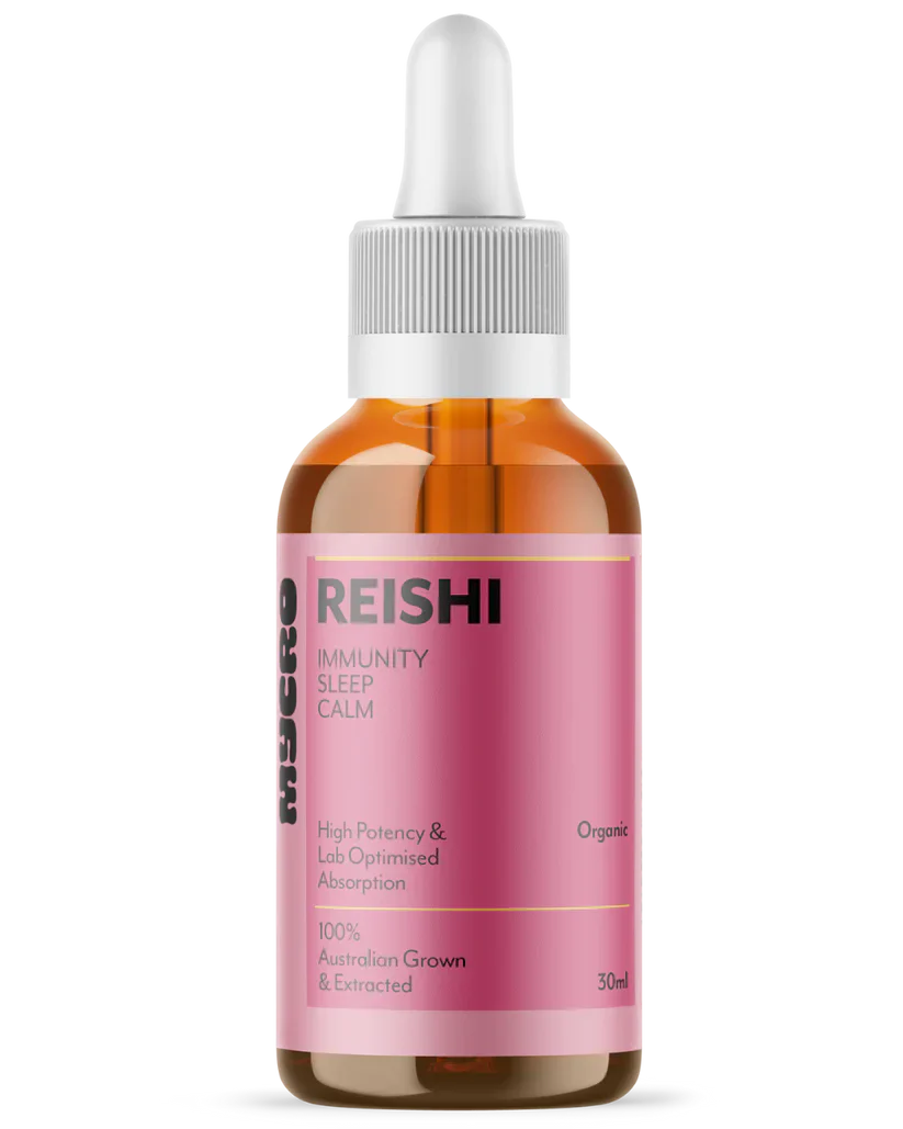Mycro Hero Organic Reishi Mushroom Extract 30mL, For Immunity Sleep & Calm