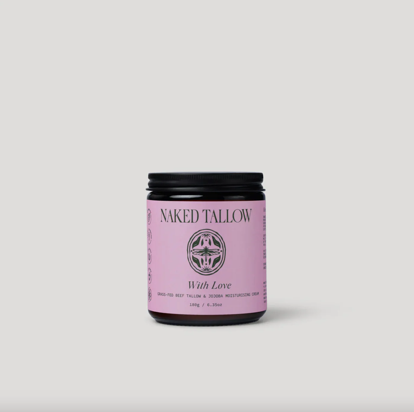 Naked Tallow With Love Grass-Fed Beef Tallow Cream 80g Or 180g, With A Calming Blend Of Essential Oils For All Skin Types - Image 3