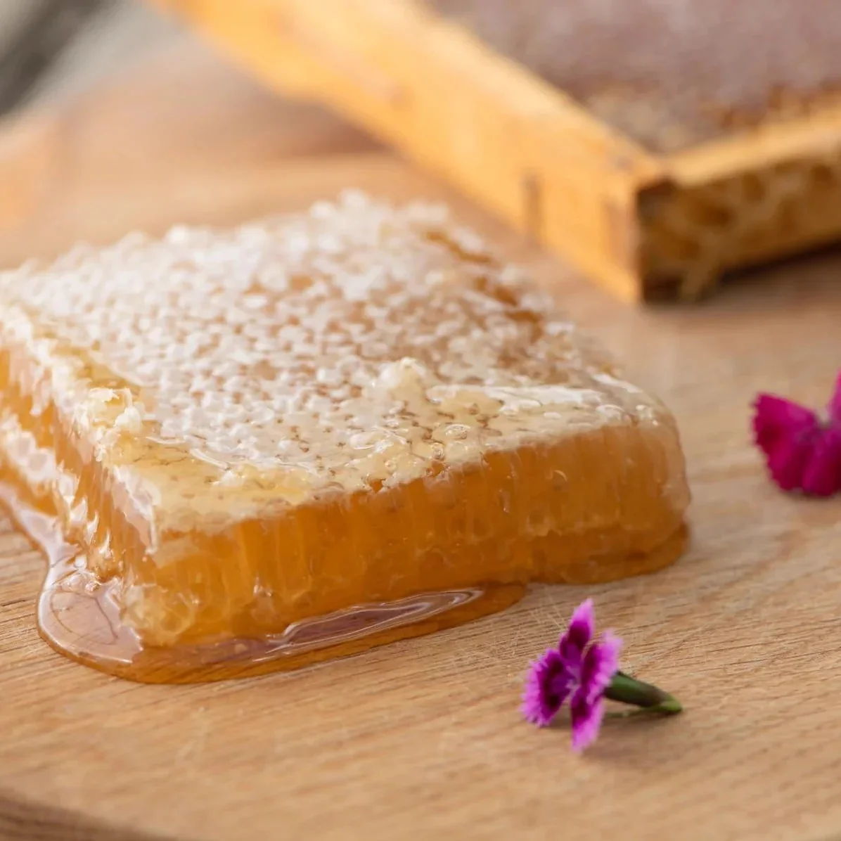 Natural Life 100% Pure Australian Honey & Honeycomb 400g, Perfect To Dizzle Over Yogurt - Image 2