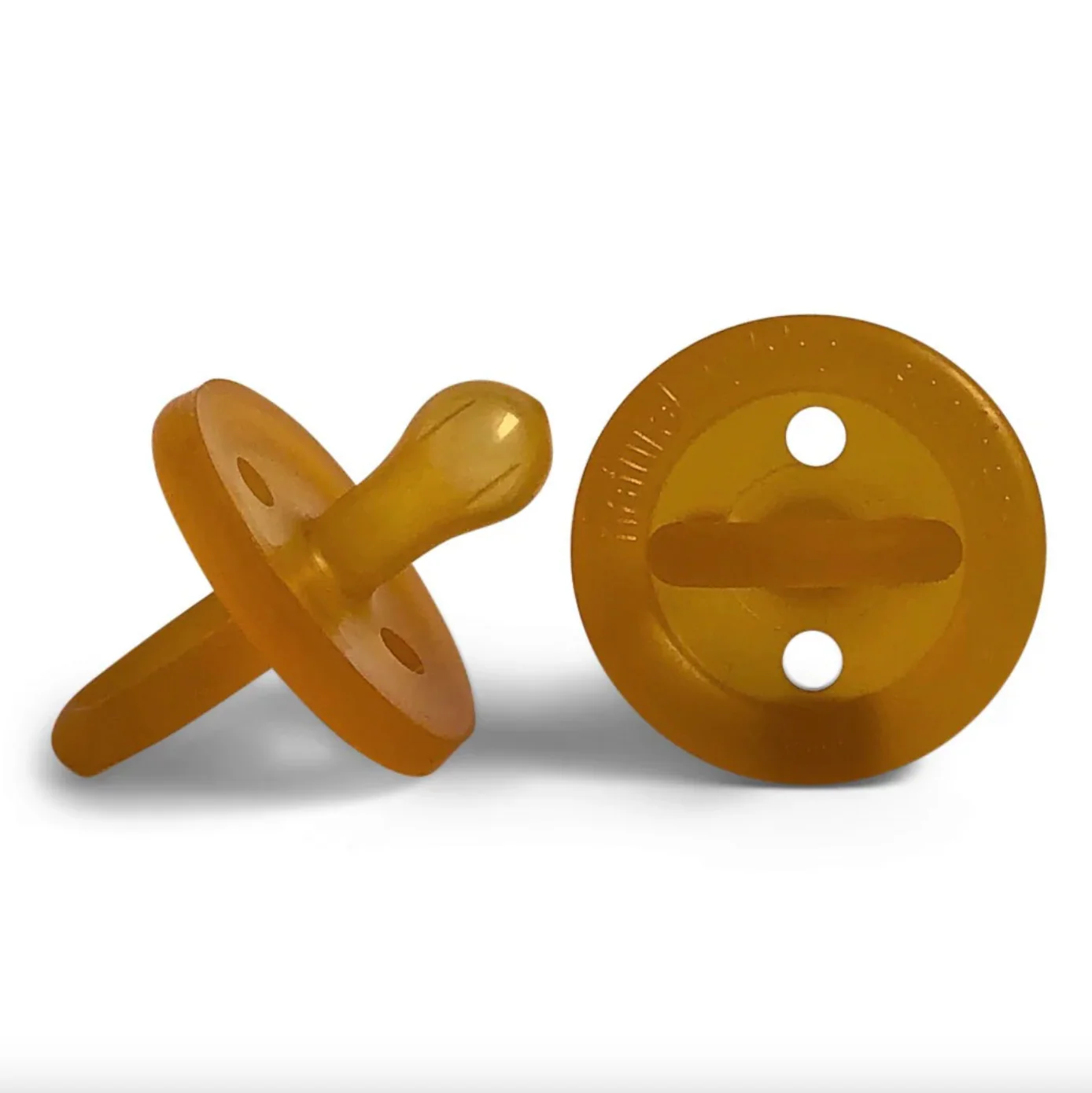Natural Rubber Soother Round Dummy Twin Pack, Small, Medium Or Large Size - Image 4