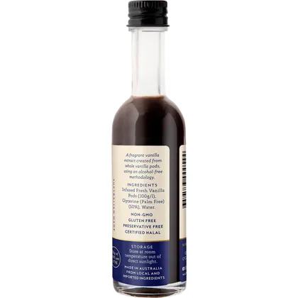 Natural Vanilla Company Alcohol Free Vanilla Extract 50mL, From Whole Vanilla Pods - Image 2