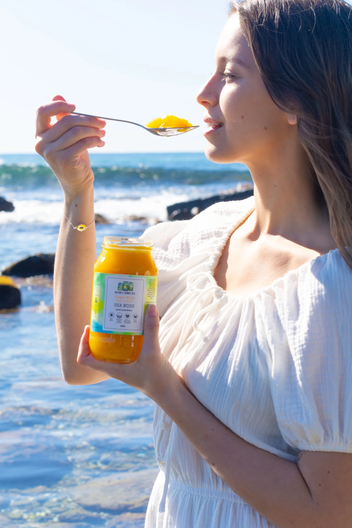 Natures Farmer Sea Moss Gel 375mL, Ginger Ninja For For Anti-Inflammatory Effect - Image 2