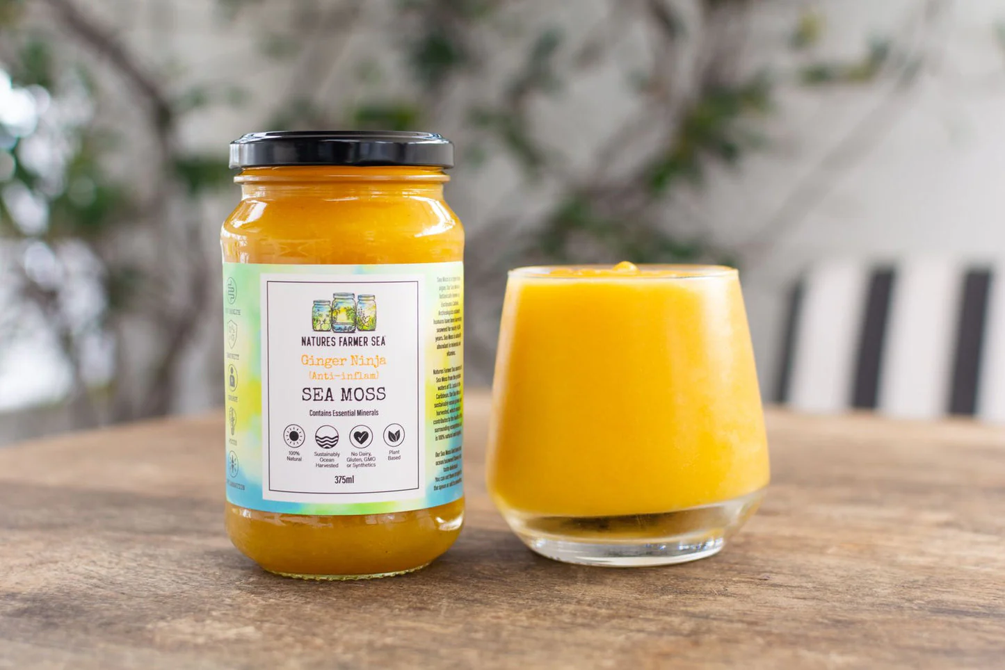 Natures Farmer Sea Moss Gel 375mL, Ginger Ninja For For Anti-Inflammatory Effect - Image 4