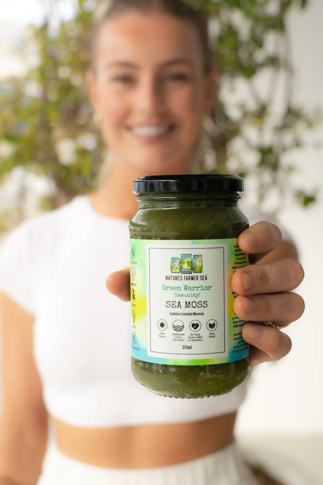 Natures Farmer Sea Moss Gel 375mL Or 500mL Green Warrior For Your Immune System - Image 4