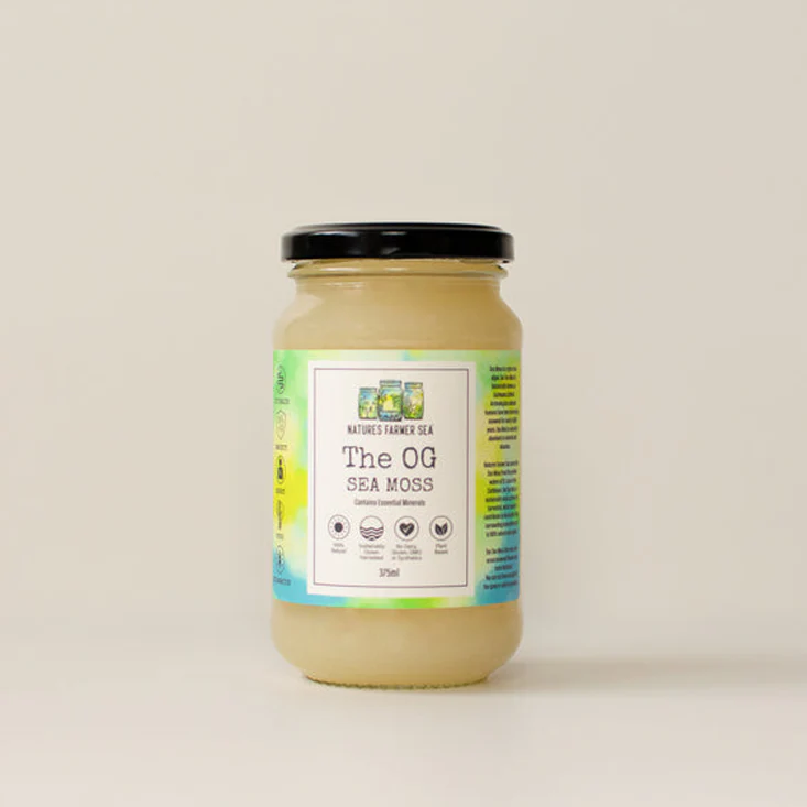 Natures Farmer Sea Moss Gel 375mL Or 500mL, The OG For Skin & Overall Health Support - Image 2