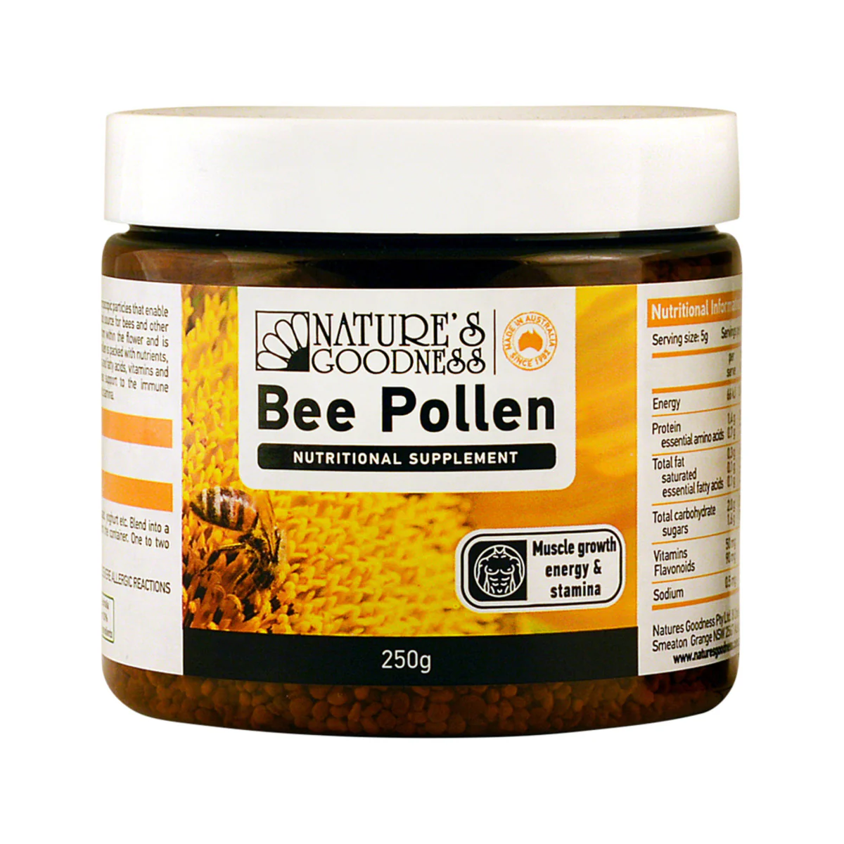 Nature's Goodness Bee Pollen 125g, 250g Or 1Kg, Packed With Vitamins - Image 2