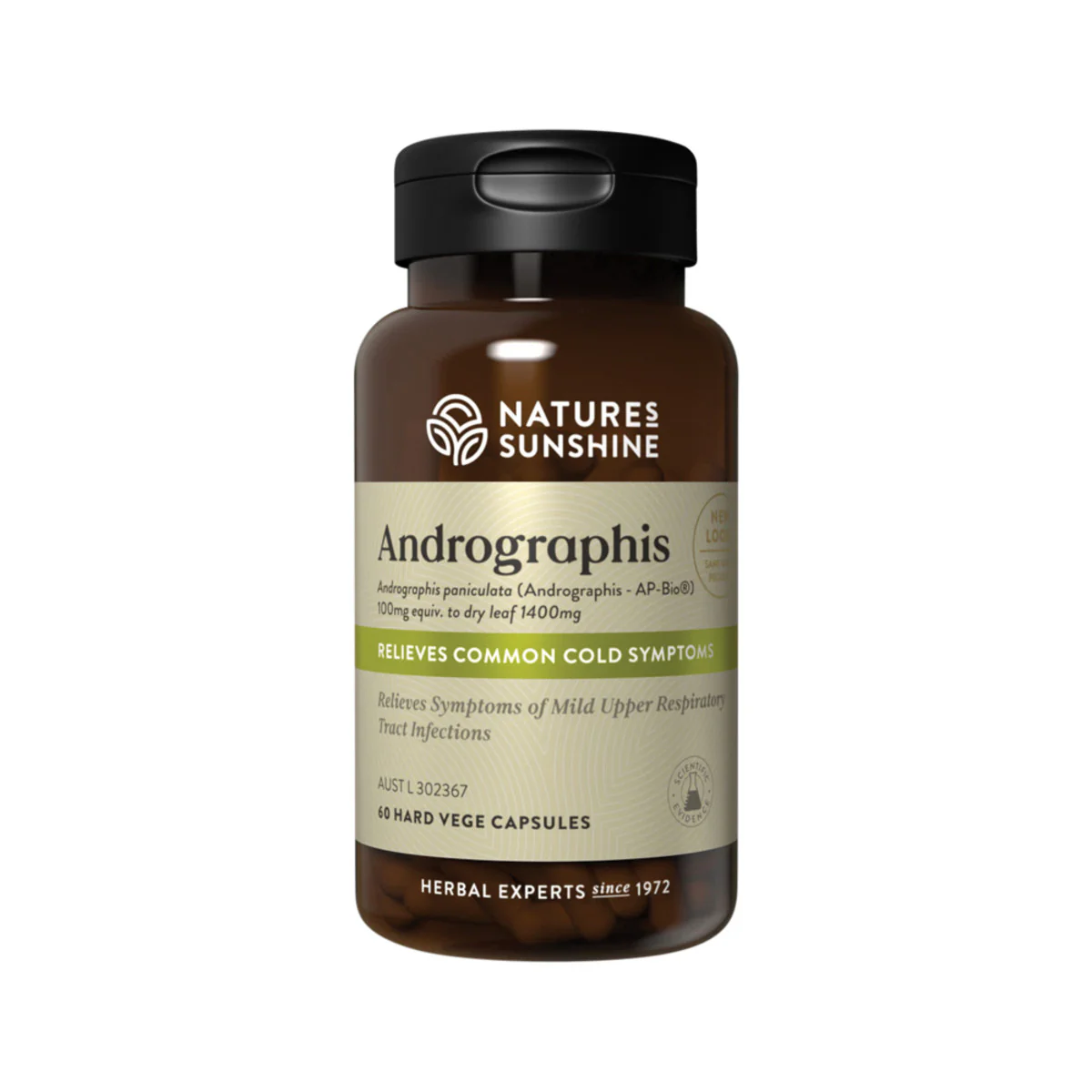 Nature's Sunshine Andrographis 1400mg, 60 Hard Vegetable Capsules