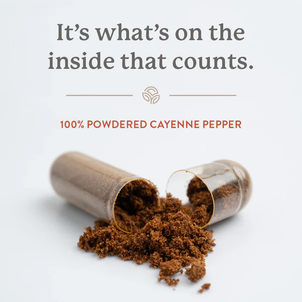 Nature's Sunshine Capsicum {Cayenne Pepper} 475mg, 100 Hard Capsules - Image 4