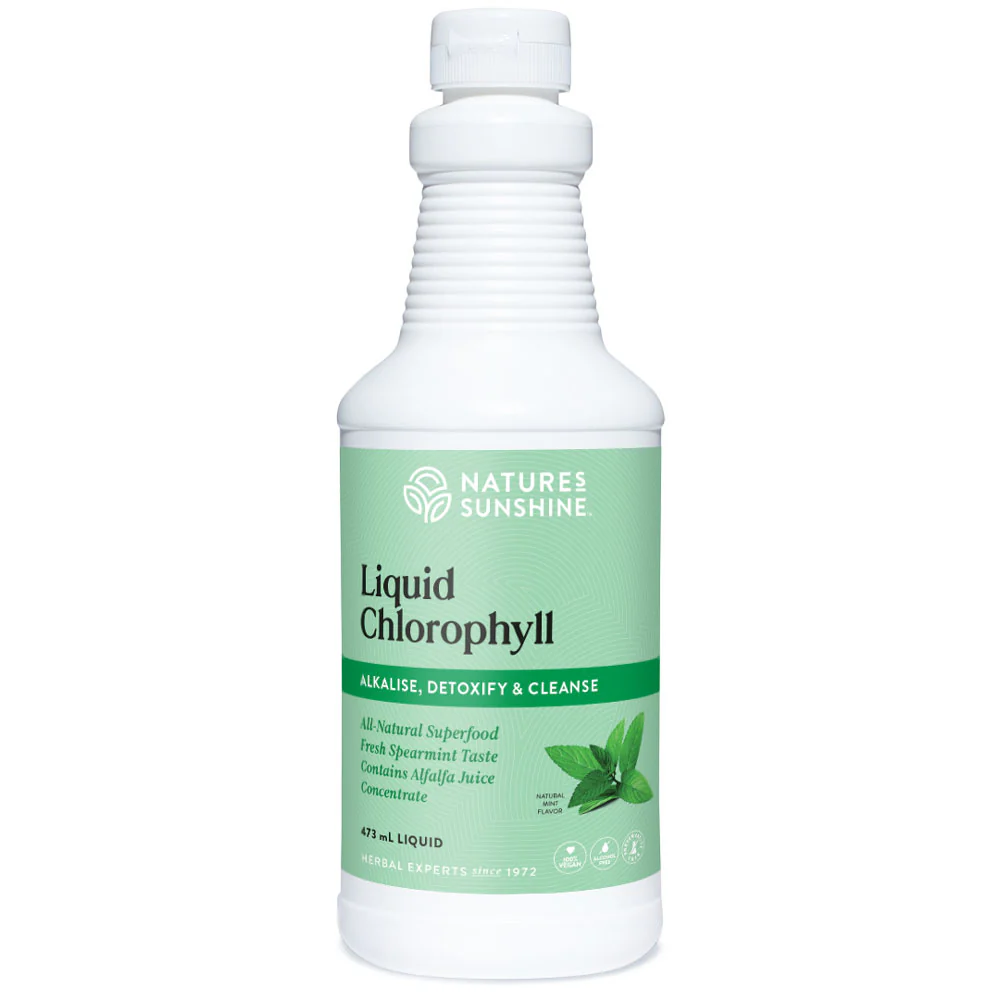 Nature's Sunshine Liquid Chlorophyll 473mL Or 946mL, Alkalise, Detoxify & Cleanse - Image 2