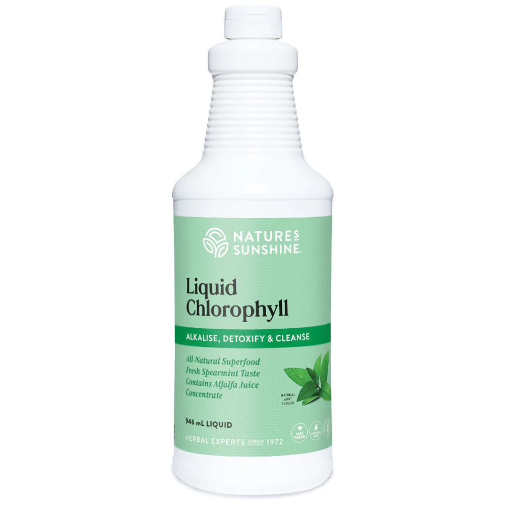 Nature's Sunshine Liquid Chlorophyll 473mL Or 946mL, Alkalise, Detoxify & Cleanse - Image 3