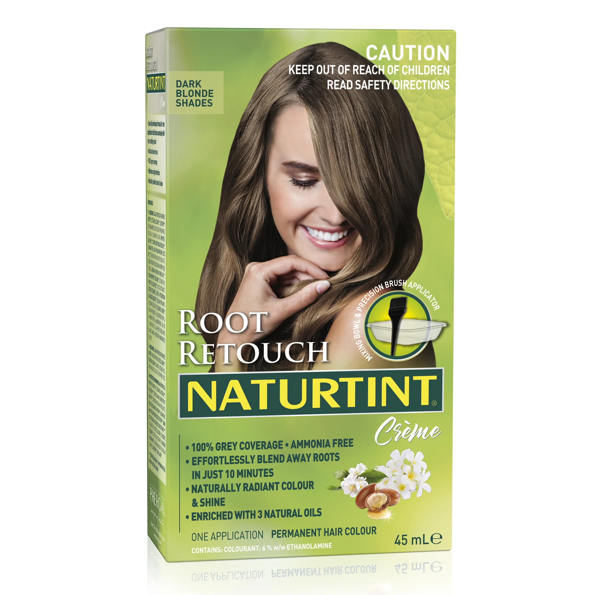 Naturtint Root Retouch Creme 45mL, 100% Grey Coverage - Image 3