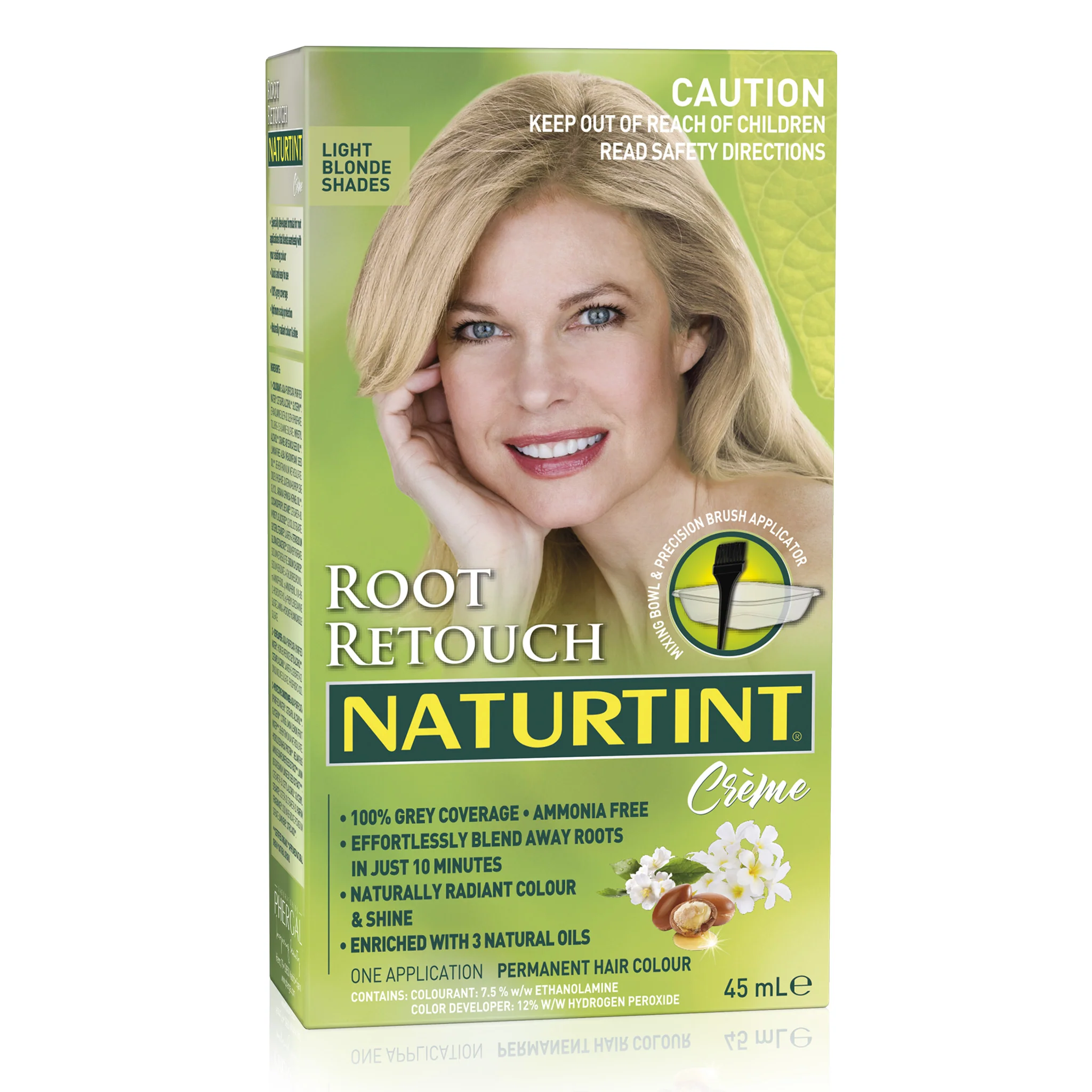 Naturtint Root Retouch Creme 45mL, 100% Grey Coverage - Image 4