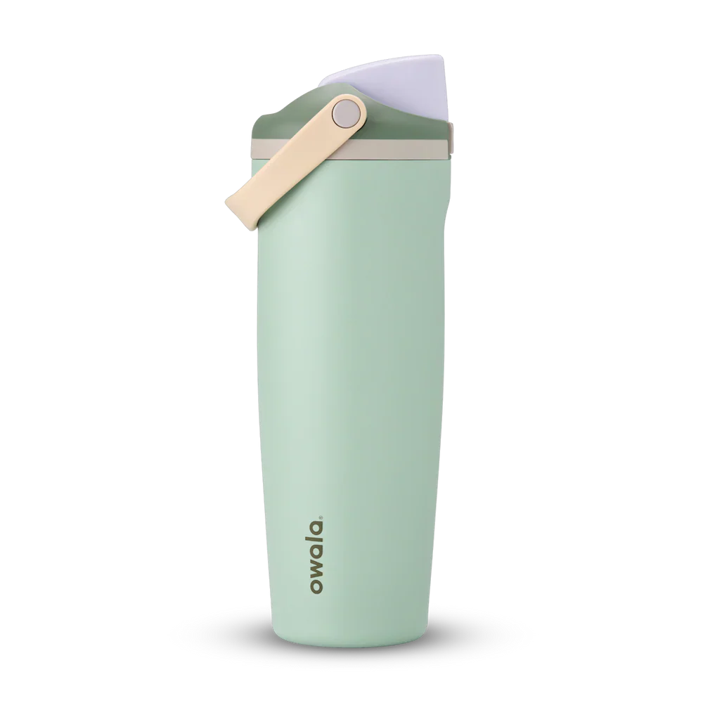 #NEW Owala FreeSip® Sway Stainless Steel Water Bottle 30oz Or 40oz, Eucalyptus