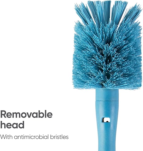 Owala 2-in-1 Bottle Brush, With A Twist N' Hide Straw, Smokey Blue - Image 3