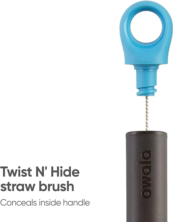 Owala 2-in-1 Bottle Brush, With A Twist N' Hide Straw, Smokey Blue - Image 5