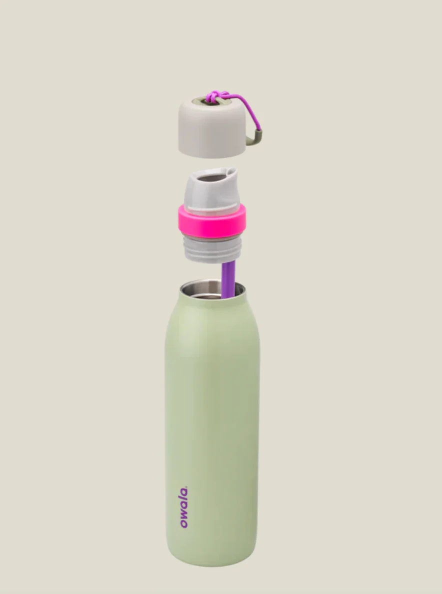 Owala FreeSip Twist Stainless Steel Water Bottle 18oz Or 24oz, Neo Sage - Image 2