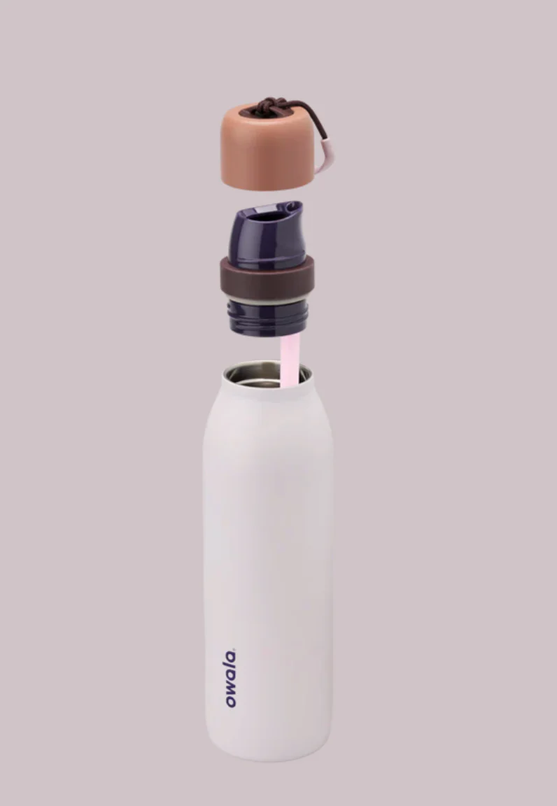 Owala FreeSip Twist Stainless Steel Water Bottle 18oz Or 24oz, Sleepy Lavender - Image 2