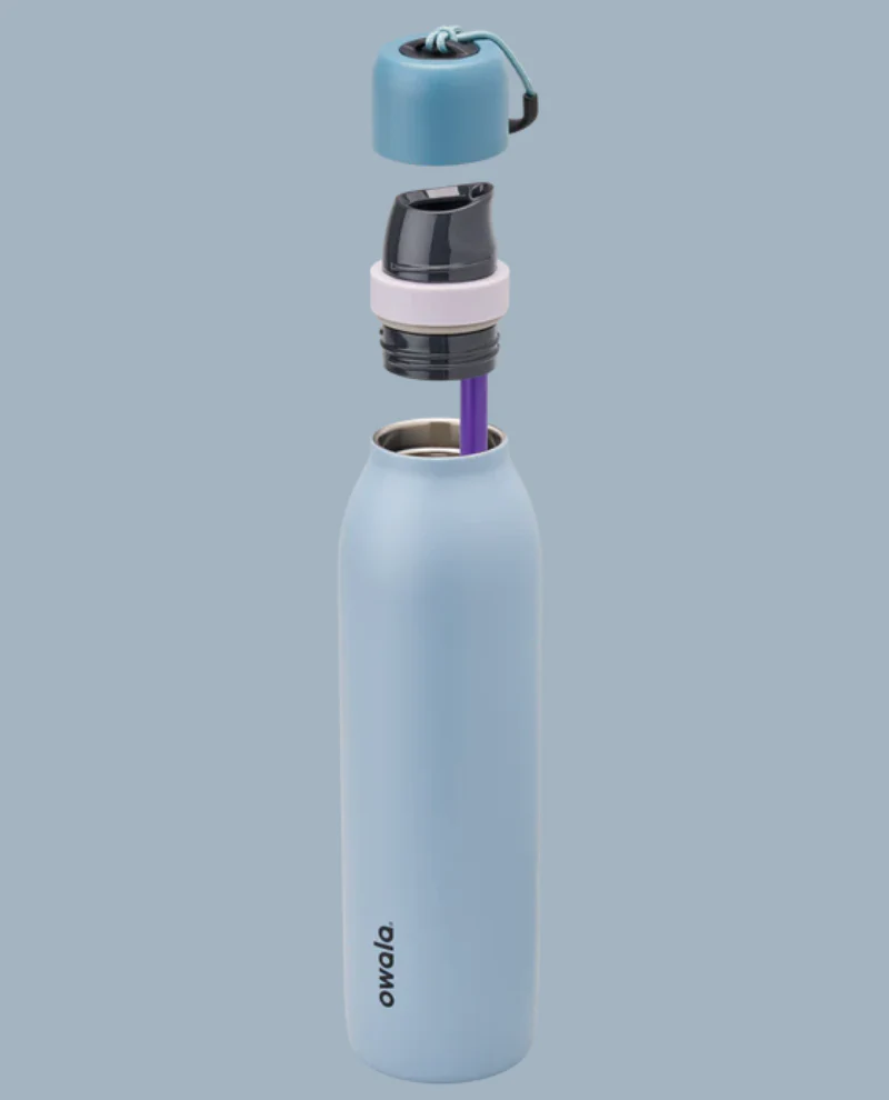 Owala FreeSip Twist Stainless Steel Water Bottle 18oz Or 24oz, Rainstorm - Image 2