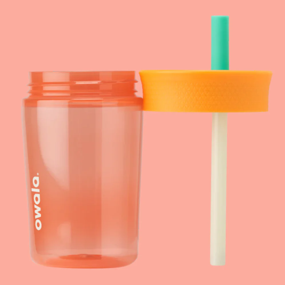 Owala Kid's Tumbler 15oz, Spill Resistant & Easy To Clean, Watermelon 🍉 - Image 2