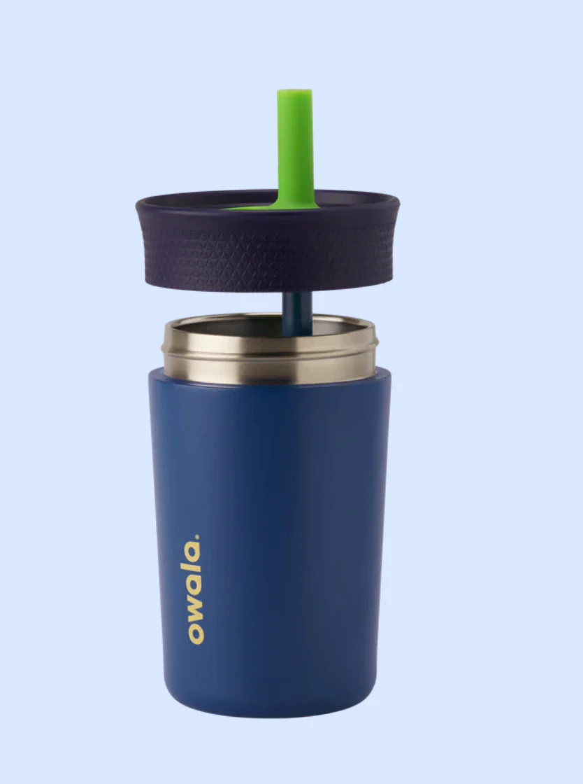 Owala Kid's Tumbler Stainless Steel 12oz, Spill Resistant & Insulated, Home Base - Image 2