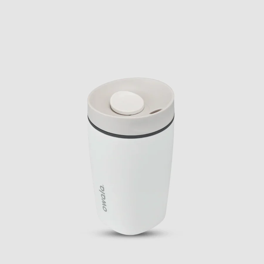 #NEW Owala Stainless Steel Smooth Sip Slider 12oz & 20oz, Shy Marshmallow - Image 2