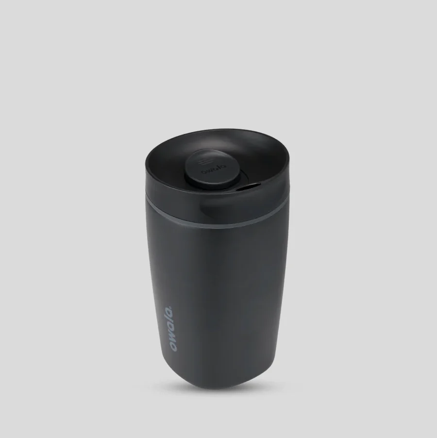#NEW Owala Stainless Steel Smooth Sip Slider 12oz & 20oz, Very, Very Dark - Image 2