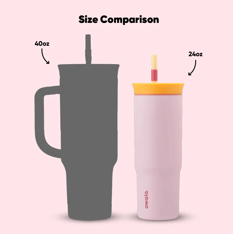 #NEW Owala Tumbler Stainless Steel Insulated 24oz, Candy Store - Image 5