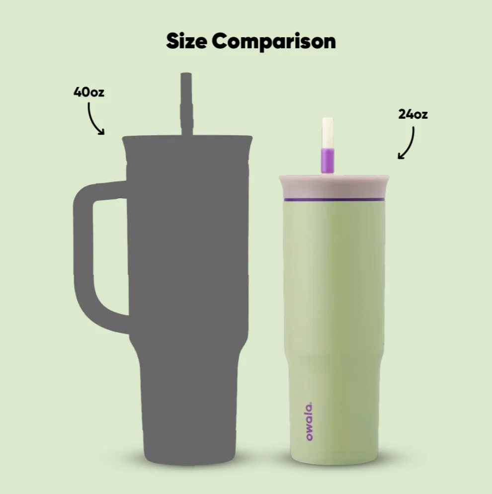 #NEW Owala Tumbler Stainless Steel Insulated 24oz, Hip Cactus - Image 5