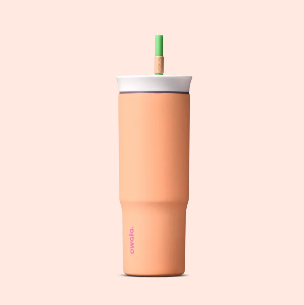 #NEW Owala Tumbler Stainless Steel Insulated 24oz, Peachy Keen