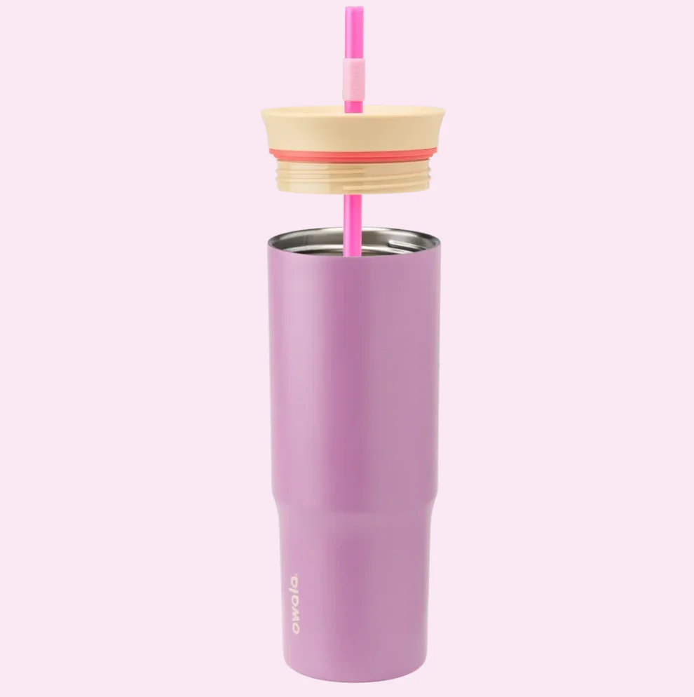 #NEW Owala Tumbler Stainless Steel Insulated 24oz, Smell The Roses - Image 4