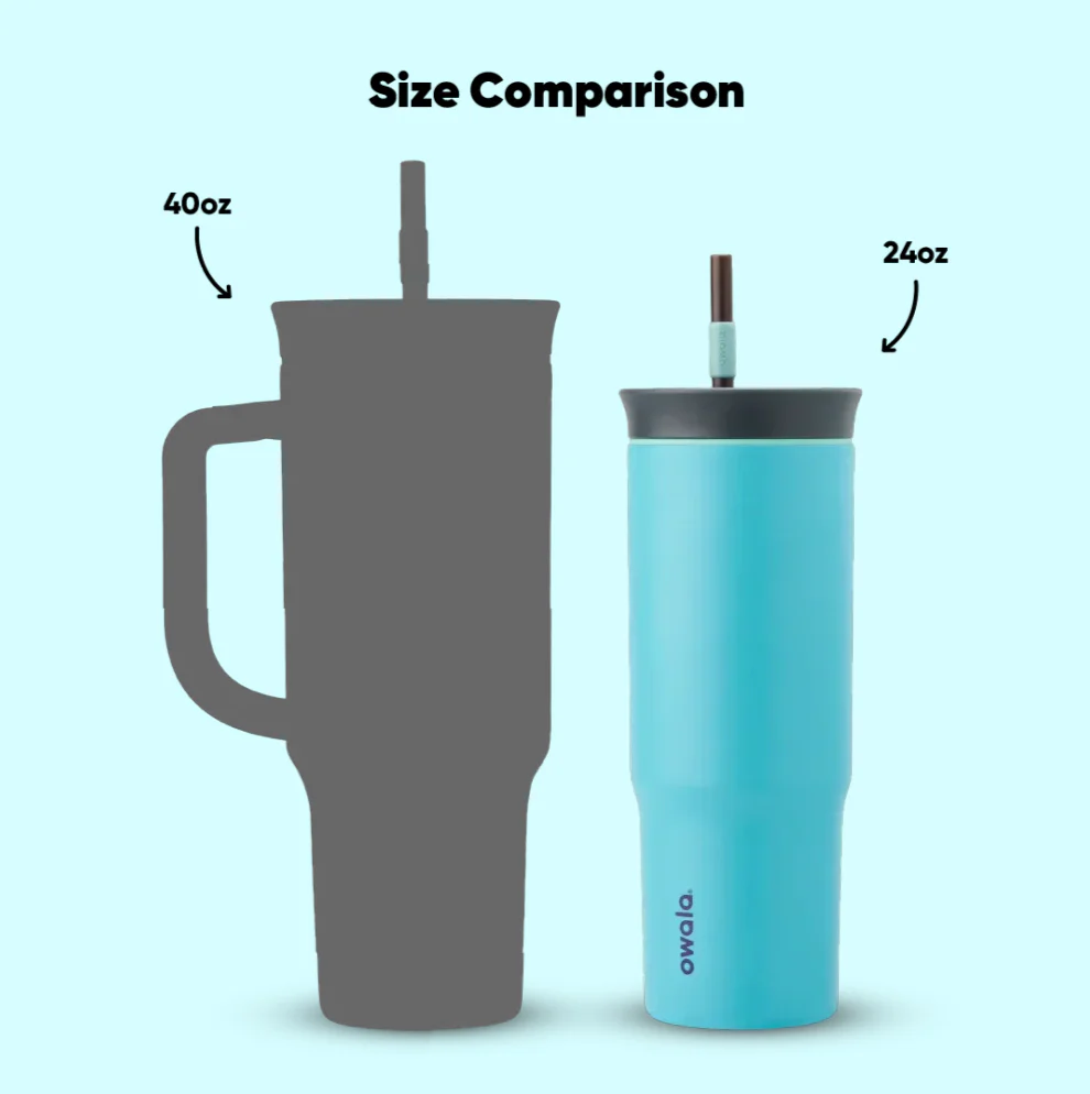 #NEW Owala Tumbler Stainless Steel Insulated 24oz, Splash Zone - Image 5