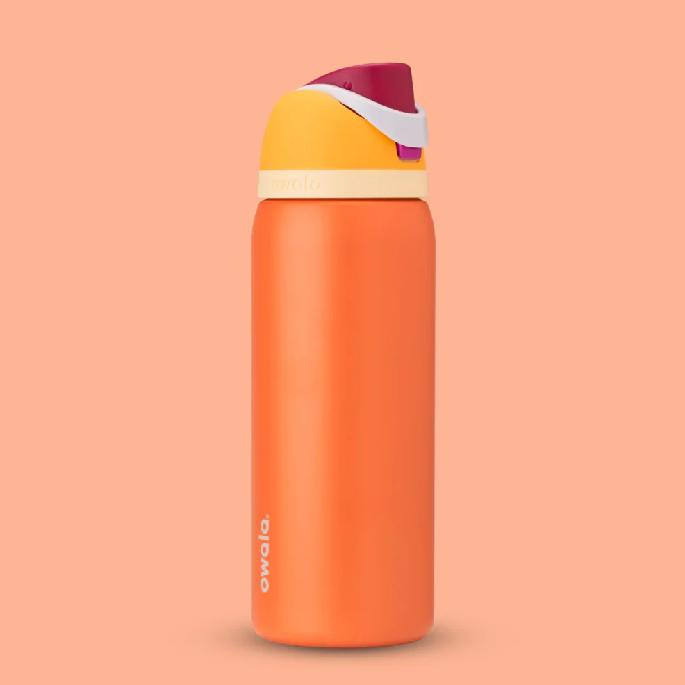Owala FreeSip Stainless Steel Water Bottle 24oz, 32oz Or 40oz, Citrus Crush - Image 3