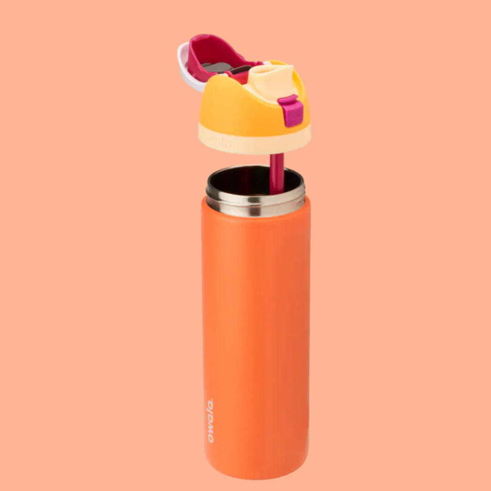 Owala FreeSip Stainless Steel Water Bottle 24oz, 32oz Or 40oz, Citrus Crush - Image 7