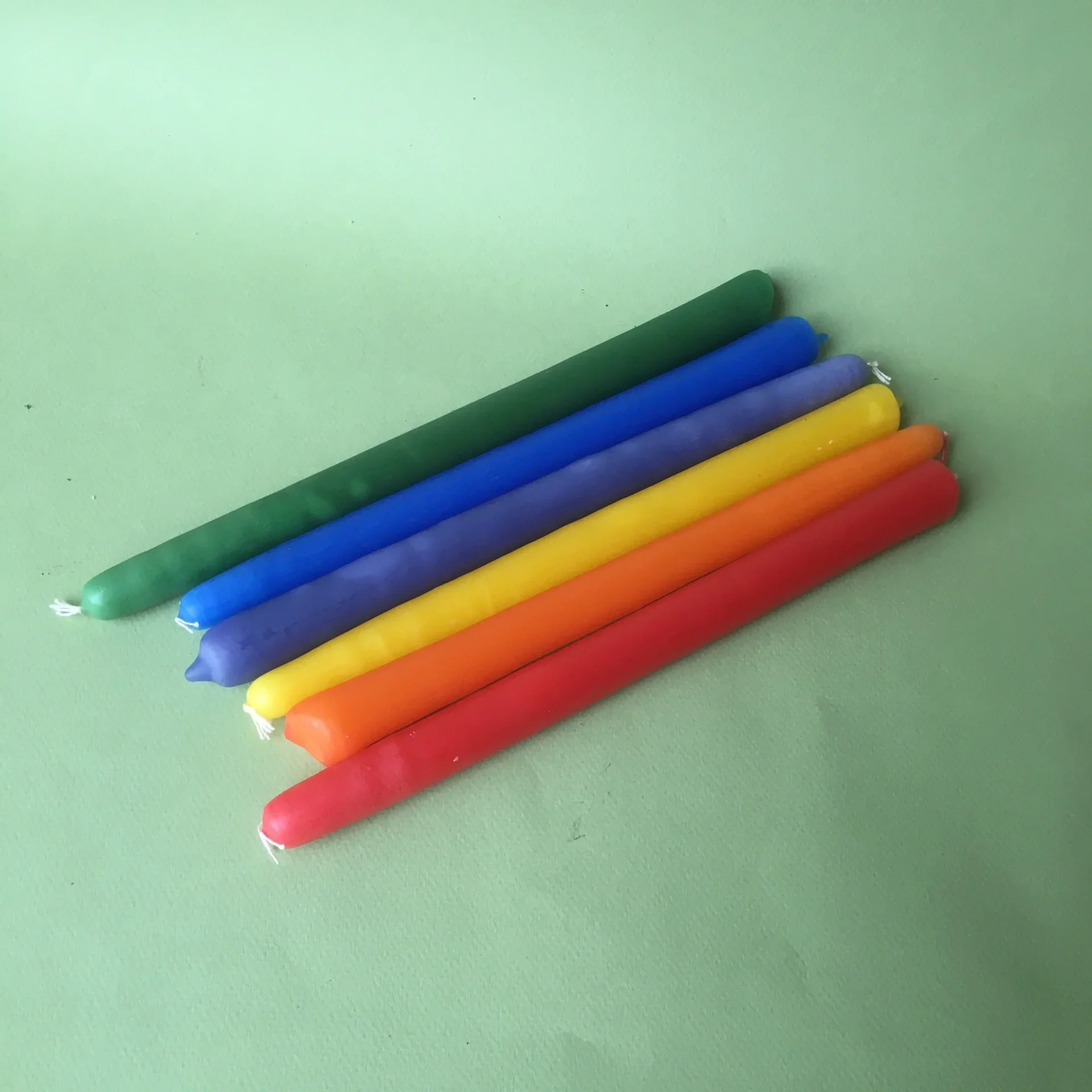Nimbin Candles Taper Candles 6 Pack, With A Burning Time Of 9 Hours