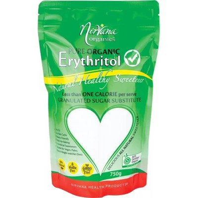 Nirvana Organics Pure Organic Erythritol 225g, 750g or 1,5Kg, Natural Alternative to Sugar and Artificial Sweeteners - Image 2