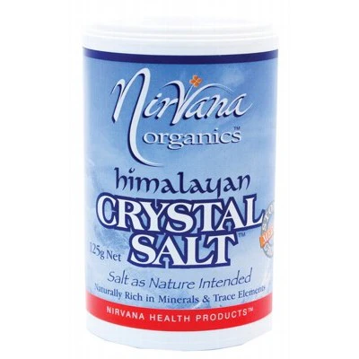 Nirvana Organics Himalayan Crystal Salt Shaker 125g, Stone Ground Fine