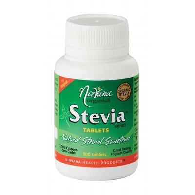 Nirvana Organics Stevia 150 Tablets, 250 Tablets Or 500 Tablets, Certified Organic - Image 4