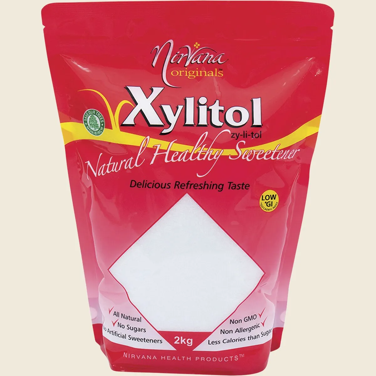 Nirvana Originals Xylitol 225g, 500g, 1Kg Or 2Kg, Refill Pouch - Image 3
