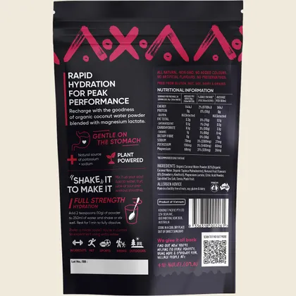 Niulife Hydrate Electrolyte Powder Kiwifruit & Strawberry 200g, No Added Preservatives - Image 2