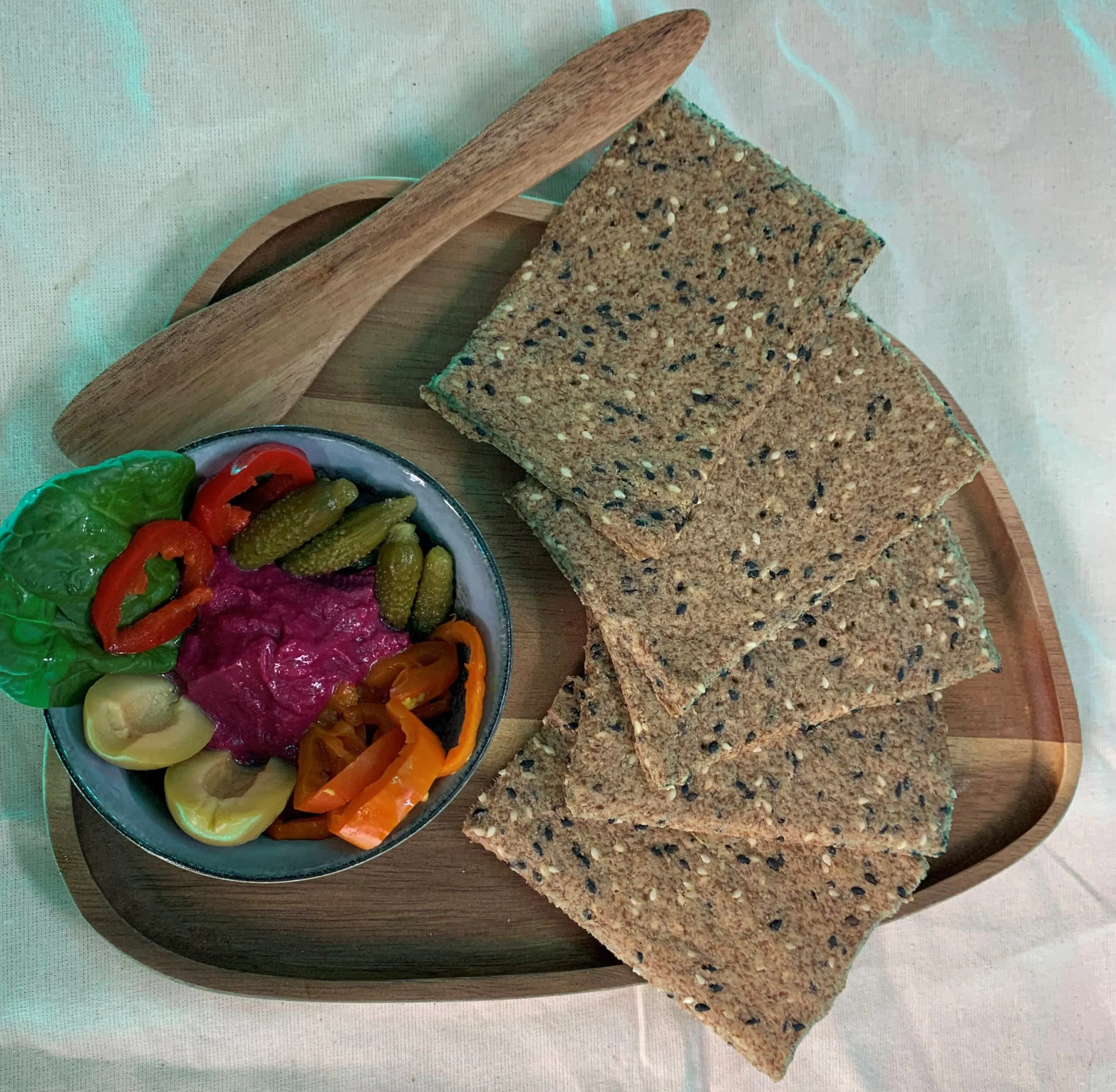 No Grainer Paleo Crackers With Sesame Seeds 190g, Vegan, Gluten-Free & Grain Free - Image 4