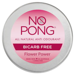No Pong Bicarb Free Anti Odourant 35g, Flower Power Fragrance